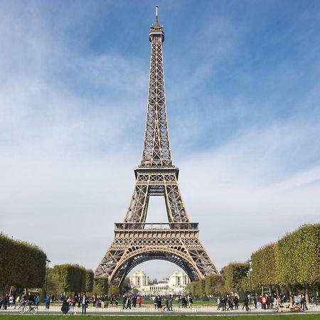 Апартаменты Chic Apart With Parking Near Paris Обервилье Экстерьер фото