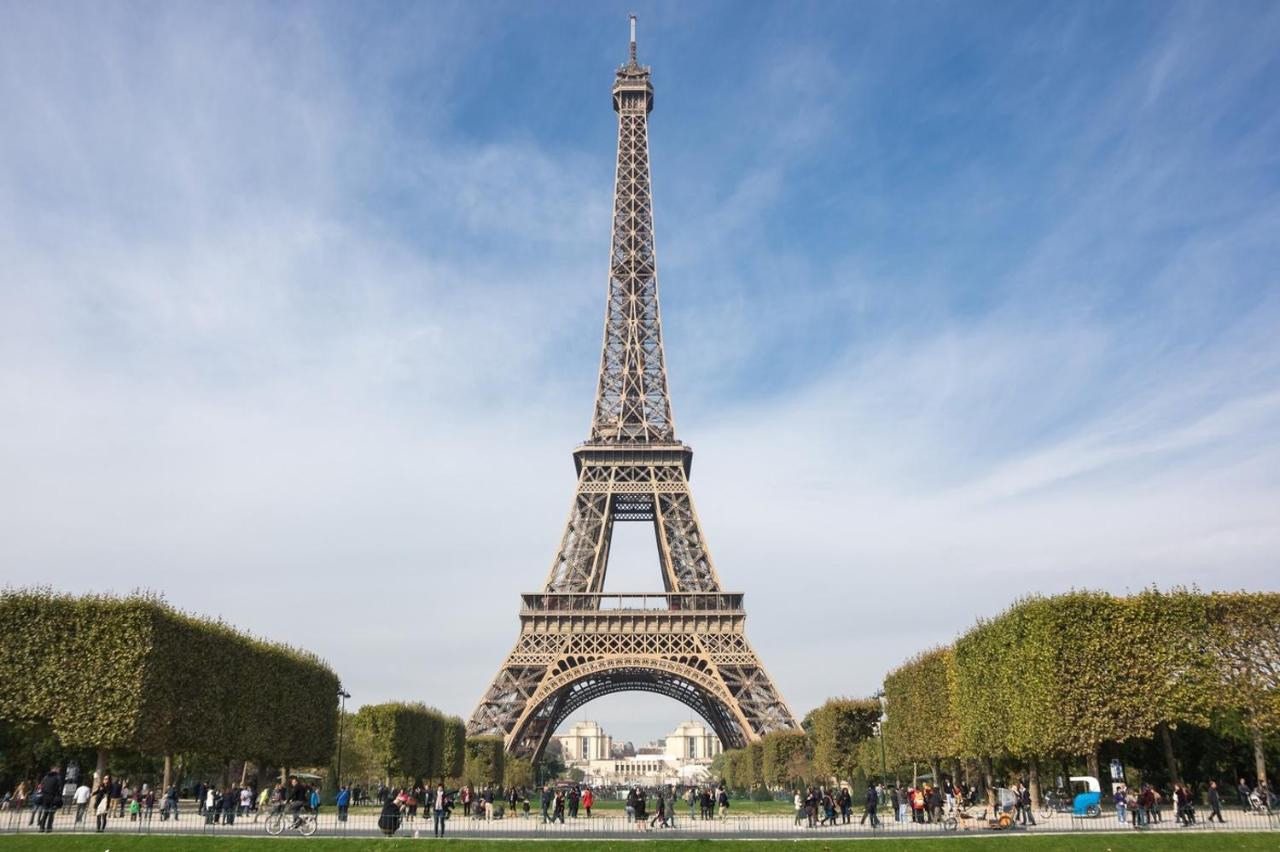 Апартаменты Chic Apart With Parking Near Paris Обервилье Экстерьер фото