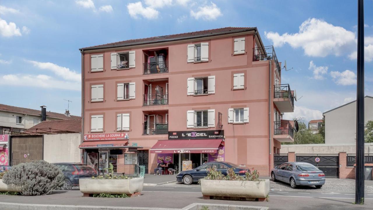 Апартаменты Chic Apart With Parking Near Paris Обервилье Экстерьер фото